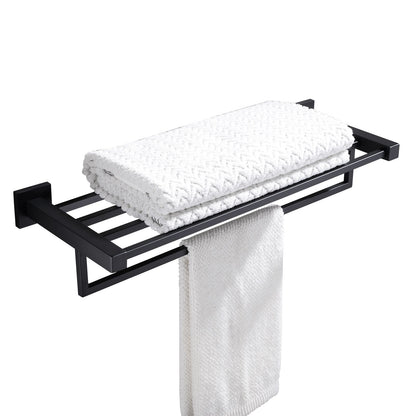 BLAZE Black Towel Rack 600mm